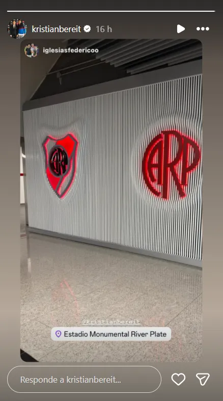 La historia que subieron los agentes por la reunión en River.