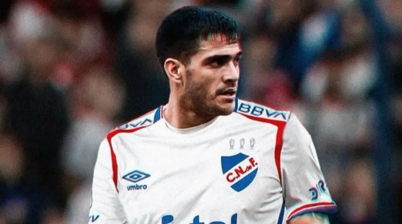 Maxi Gómez juega actualmente en Nacional de Uruguay.