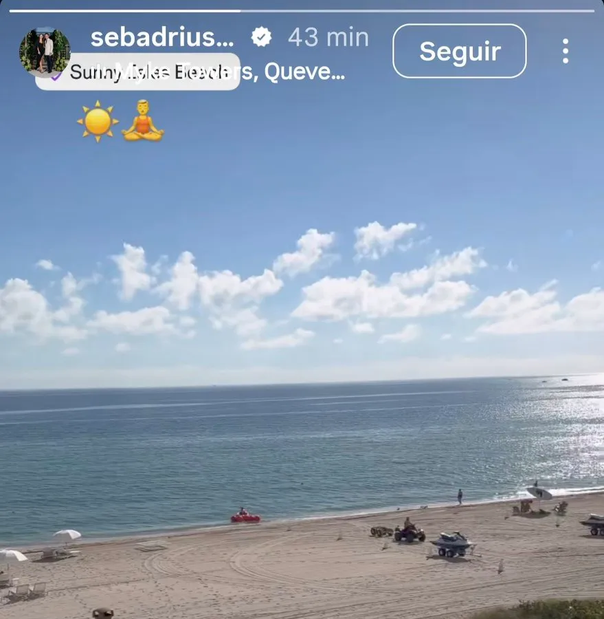 La historia que publicó Driussi. (Instagram)