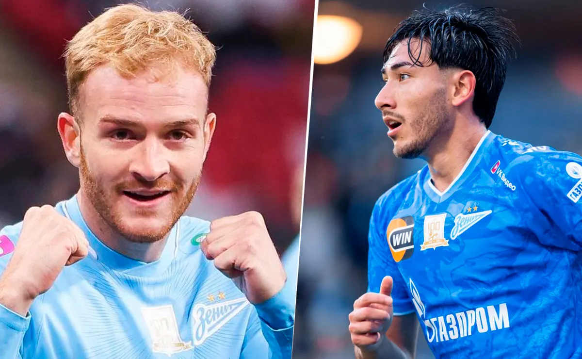 Luciano Gondou y Román Vega no han logrado consolidarse como titulares en Zenit.