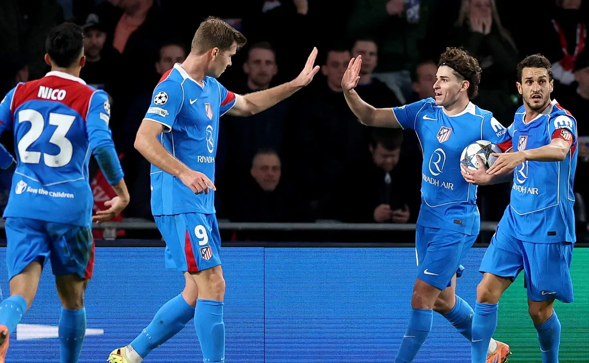 Julián anotó su cuarto gol en cinco partidos por la actual Champions.