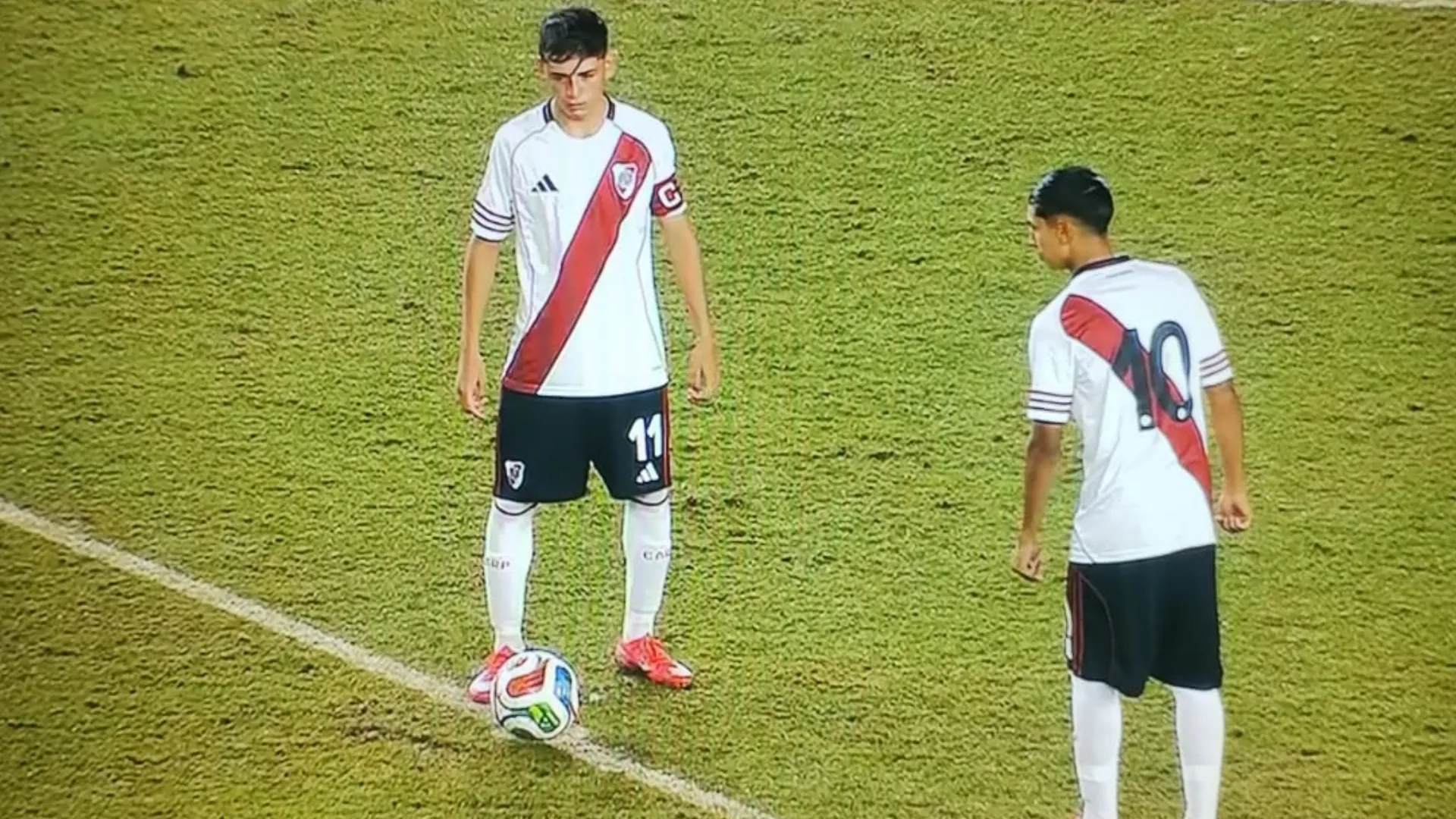 Gianfranco Ledestre, el capitán de River en la Messi Cup 2025.