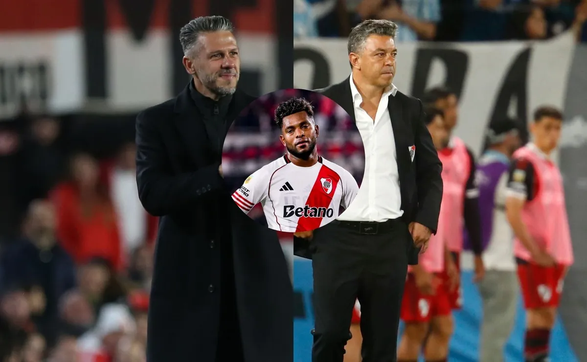 Borja comparó a Demichelis con Gallardo.