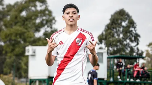 Bruno Cabral, la figura de River en la Messi Cup.