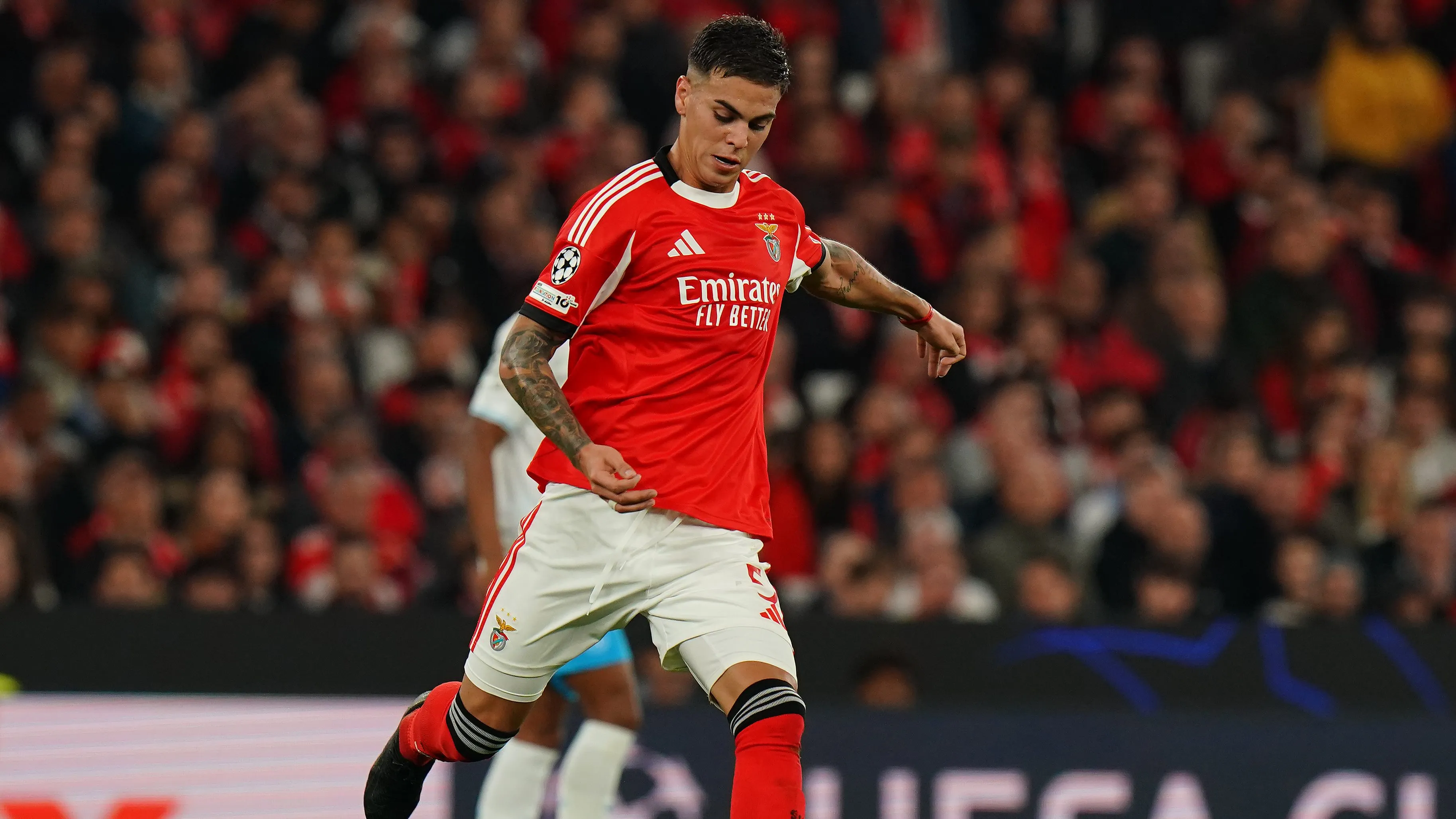 Enzo Barrenechea es una de las figuras de Benfica.