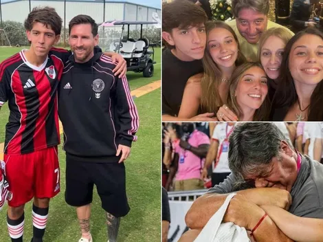 "Su sueño es debutar en River con nosotros viéndolo en la tribuna"