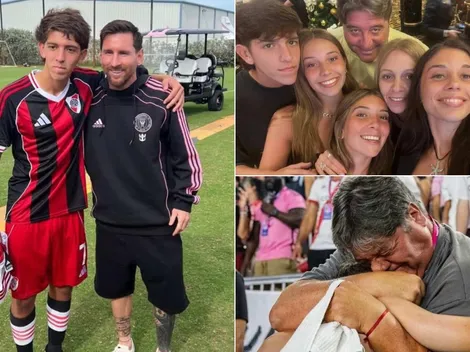 "Su sueño es debutar en River con nosotros viéndolo en la tribuna"