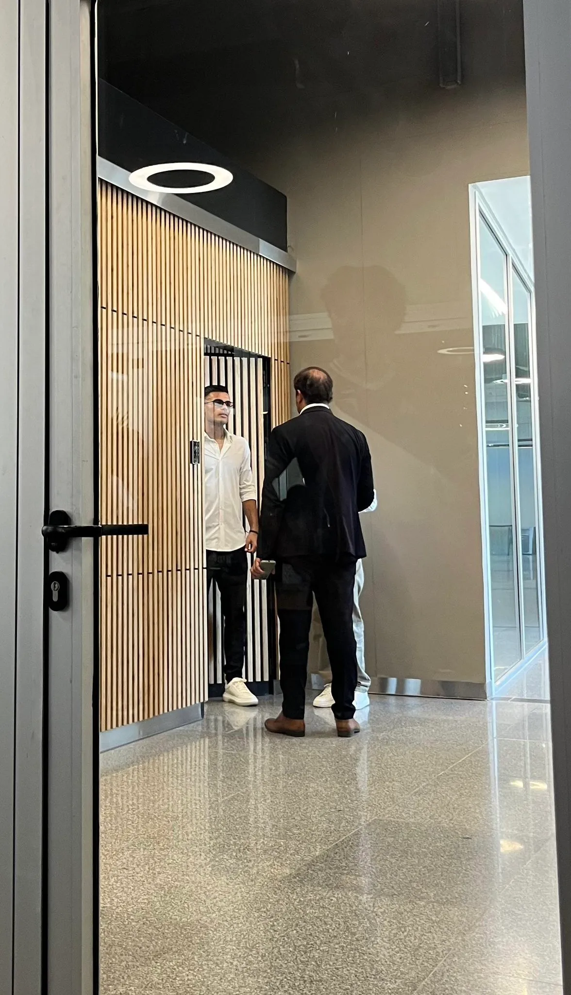 La foto de Fausto Vera ya en el Monumental. (Twitter)