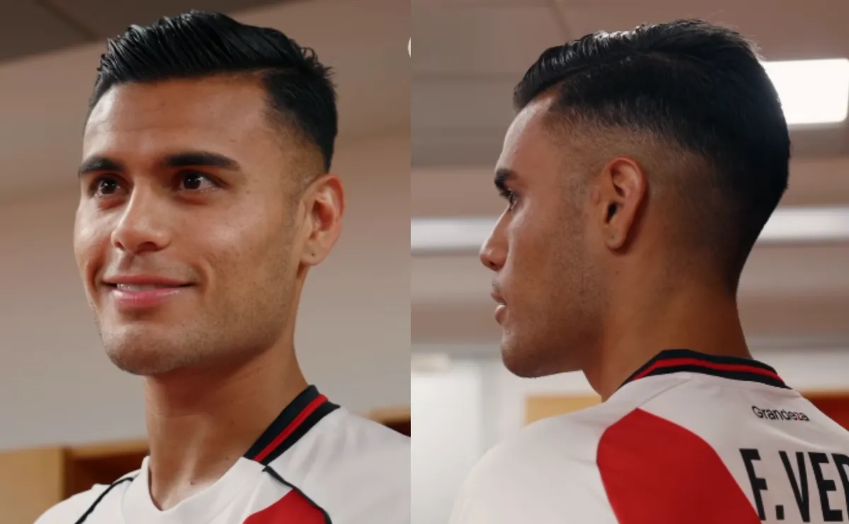 Fausto Vera tuvo su primera práctica en River.