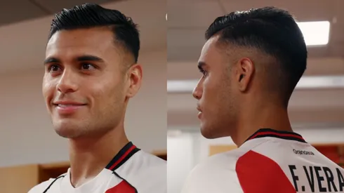 Fausto Vera tuvo su primera práctica en River.