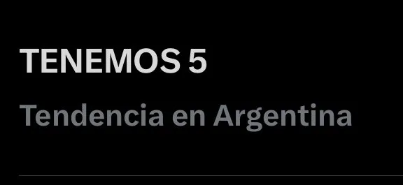 La frase que hicieron tendencia los hinchas de River. (Captura)