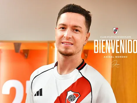 La promesa de Aníbal Moreno a los hinchas tras firmar su contrato con River