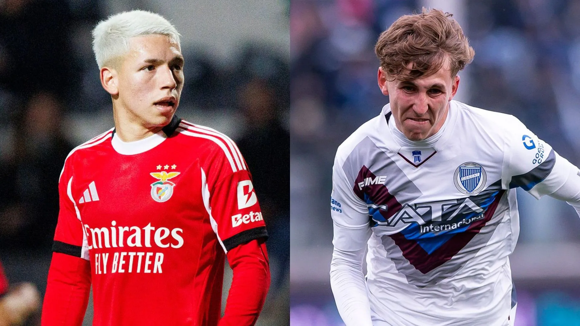 Andino y Prestianni, los dos extremos por los que River negoció en las últimas semanas y que difícilmente lleguen a buen puerto.