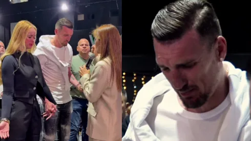 Armani fue bendecido antes de la pretemporada.