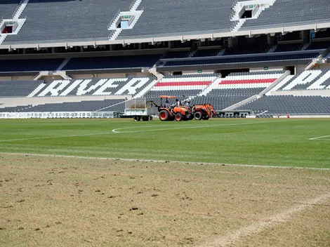 Monumental 2026: continúa el mantenimiento en el campo de juego tras los recitales de Airbag