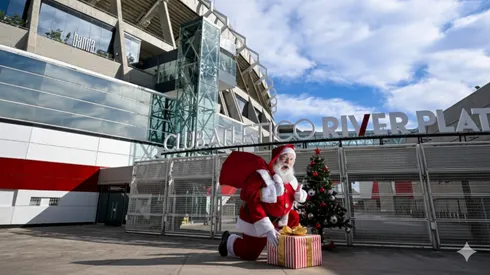 Papá Noel llegó antes a River.