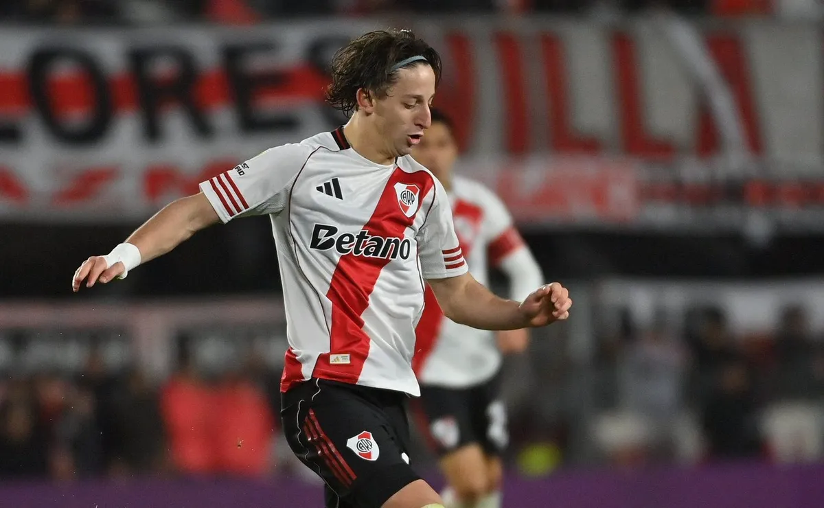 Galarza Fonda participó en 14 partidos sin goles ni asistencias desde su llegada a River en julio pasado.