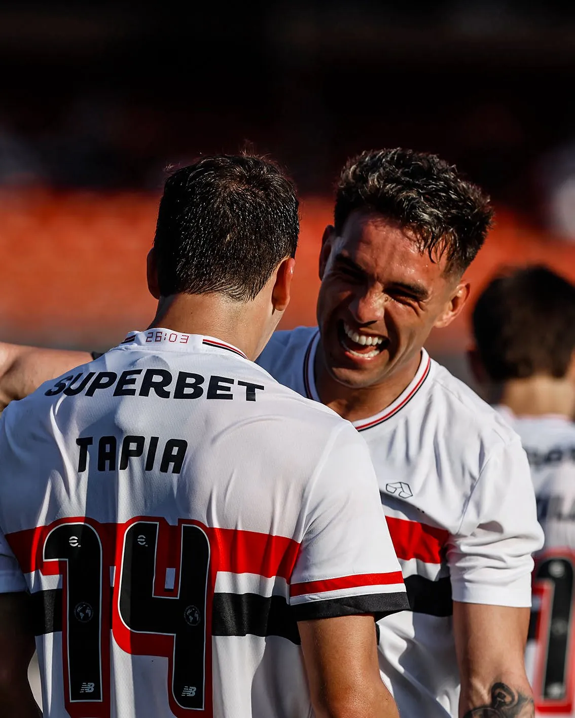 Gonzalo Tapia y Enzo Díaz firmaron contrato con San Pablo hasta 2029 y 2028, respectivamente. (San Pablo oficial)