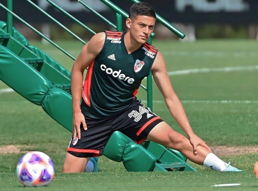 Tomás Castro Ponce jugó un solo partido en la Primera de River.