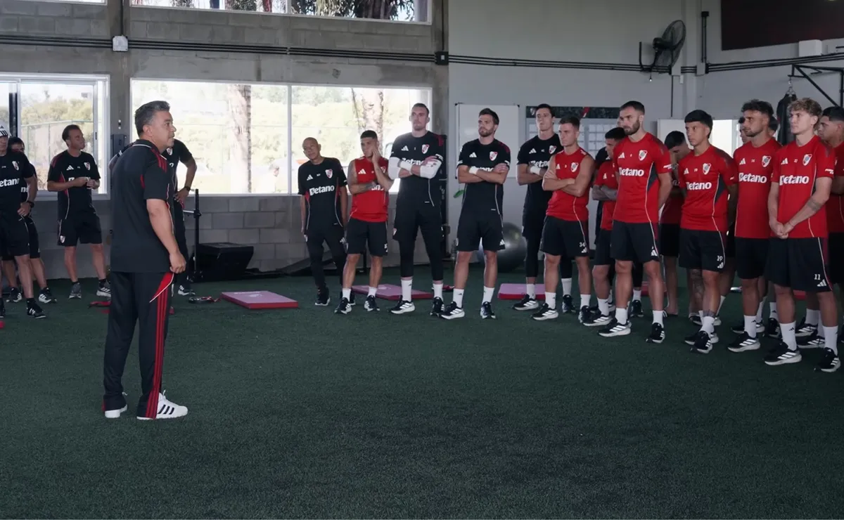 Qué le dijo Gallardo a los jugadores.