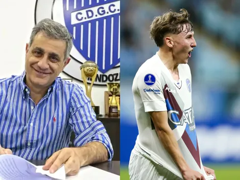 Godoy Cruz le apuntó a Andino por demorar la operación con River: "Lo están confundiendo"