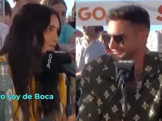 Alario chicaneó a una modelo por ser hincha de Boca y se volvió viral en el mundo River