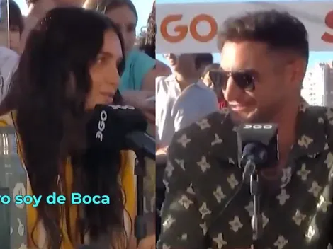 Alario chicaneó a una modelo por ser hincha de Boca y se volvió viral en el mundo River