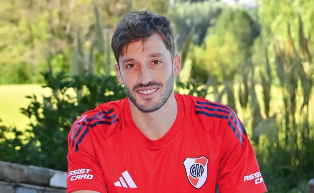 Viña habló por primera vez como jugador de River.