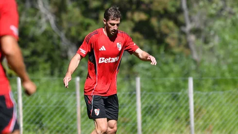 Matías Viña forma parte de la pretemporada de River en San Martín de los Andes.