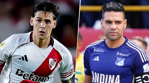 Lucas Martínez Quarta y Radamel Falcao García.
