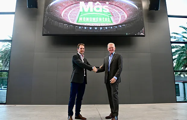 River y el Grupo De Narváez firmaron el acuerdo en abril de 2022, con vigencia hasta 2029.