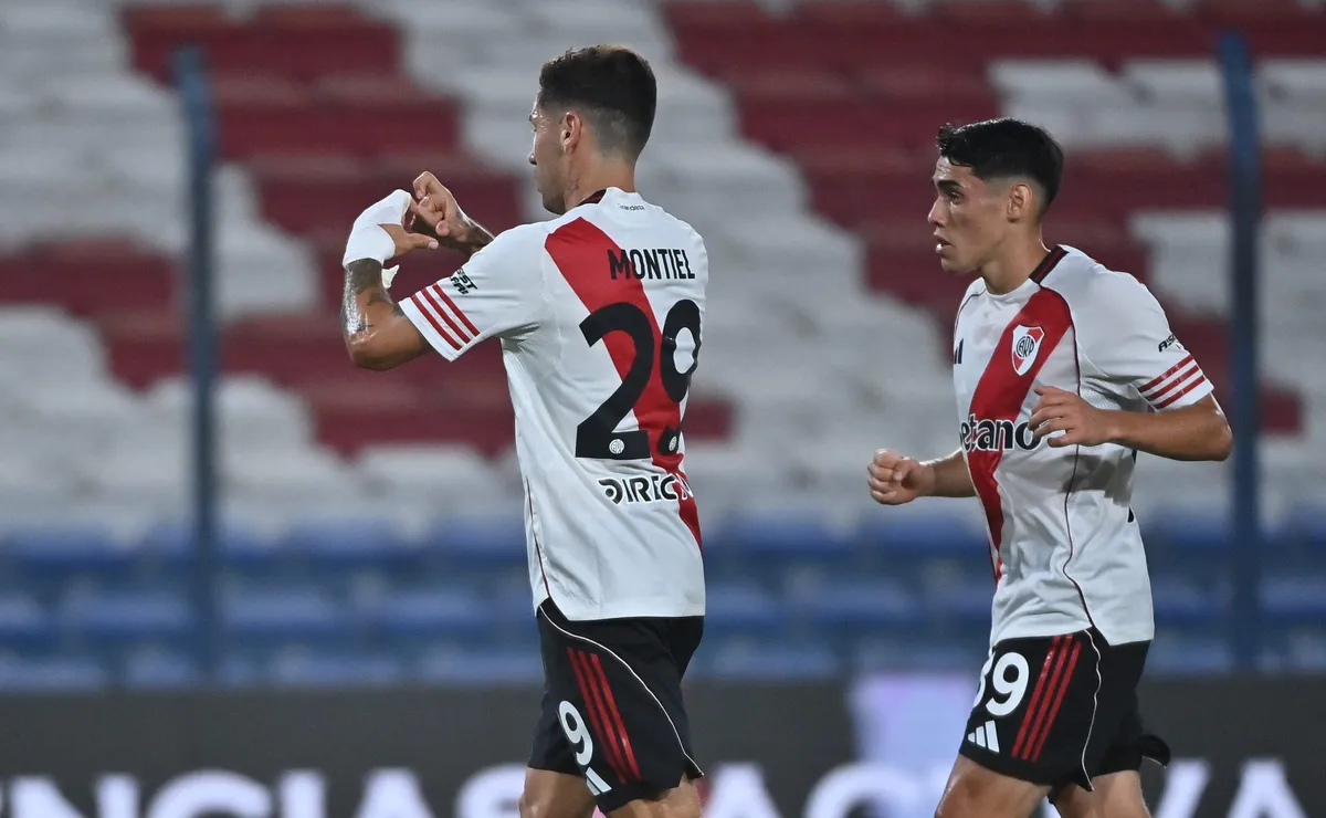 Montiel, autor del primer gol de River en 2026.