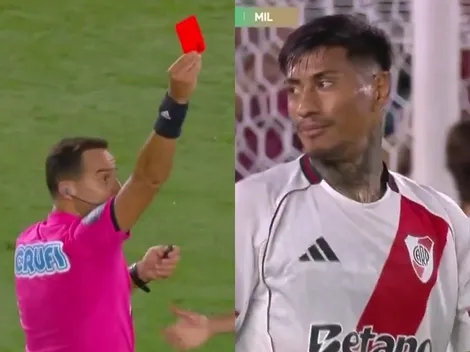 De no creer: Portillo entró y se fue expulsado en 13 minutos contra Millonarios