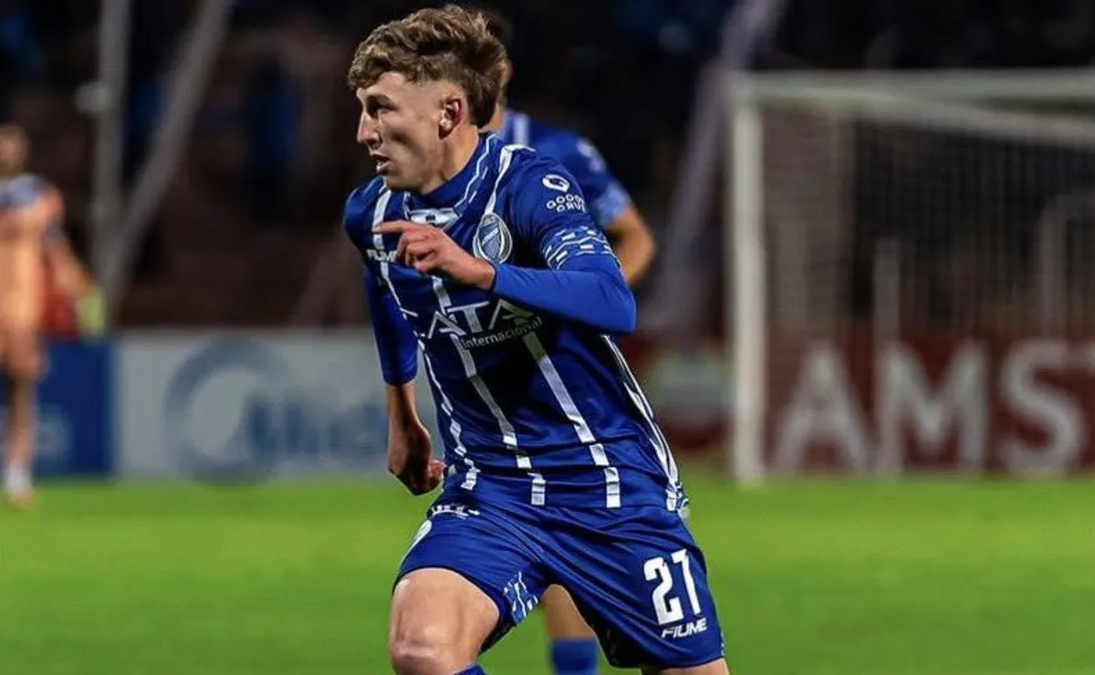 Santino Andino quiere jugar en Europa más allá del acuerdo entre River y Godoy Cruz.
