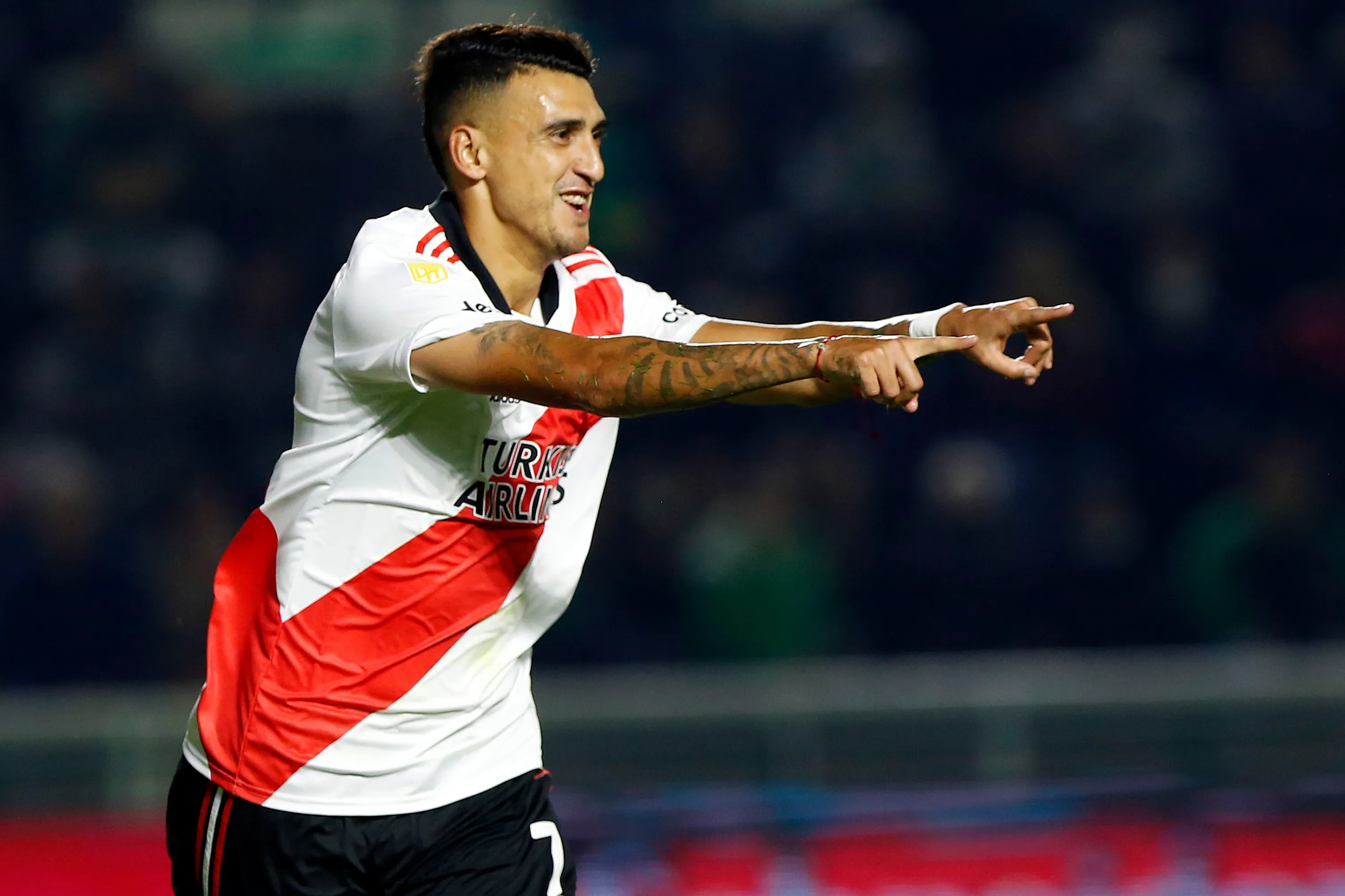 Matias Suárez jugó en River entre enero del 2019 y 2024 y ganó seis títulos. (Getty Images)