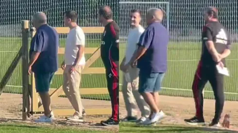 Di Carlo y Barnao, en la pretemporada de River.