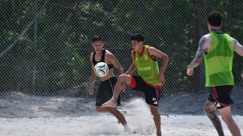 River se entrena en Uruguay a la espera del debut por el Torneo Apertura.