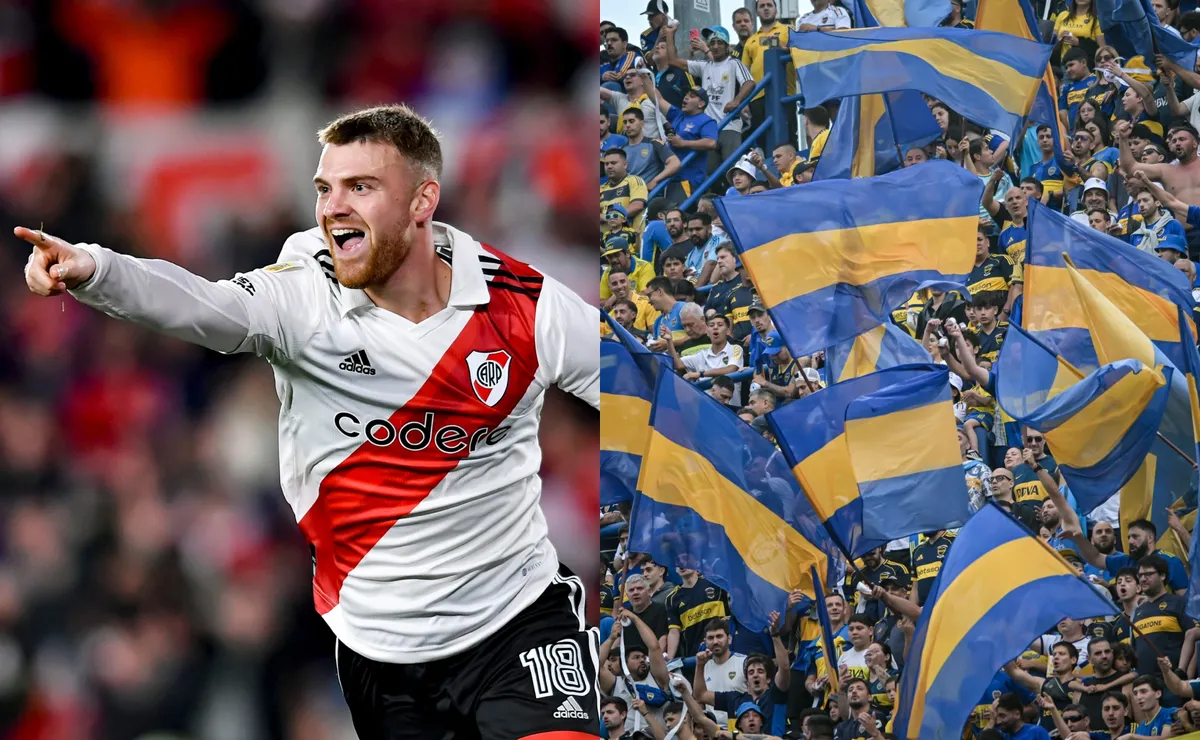 Lucas Beltrán chicaneó a Boca.