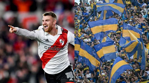 Lucas Beltrán chicaneó a Boca.
