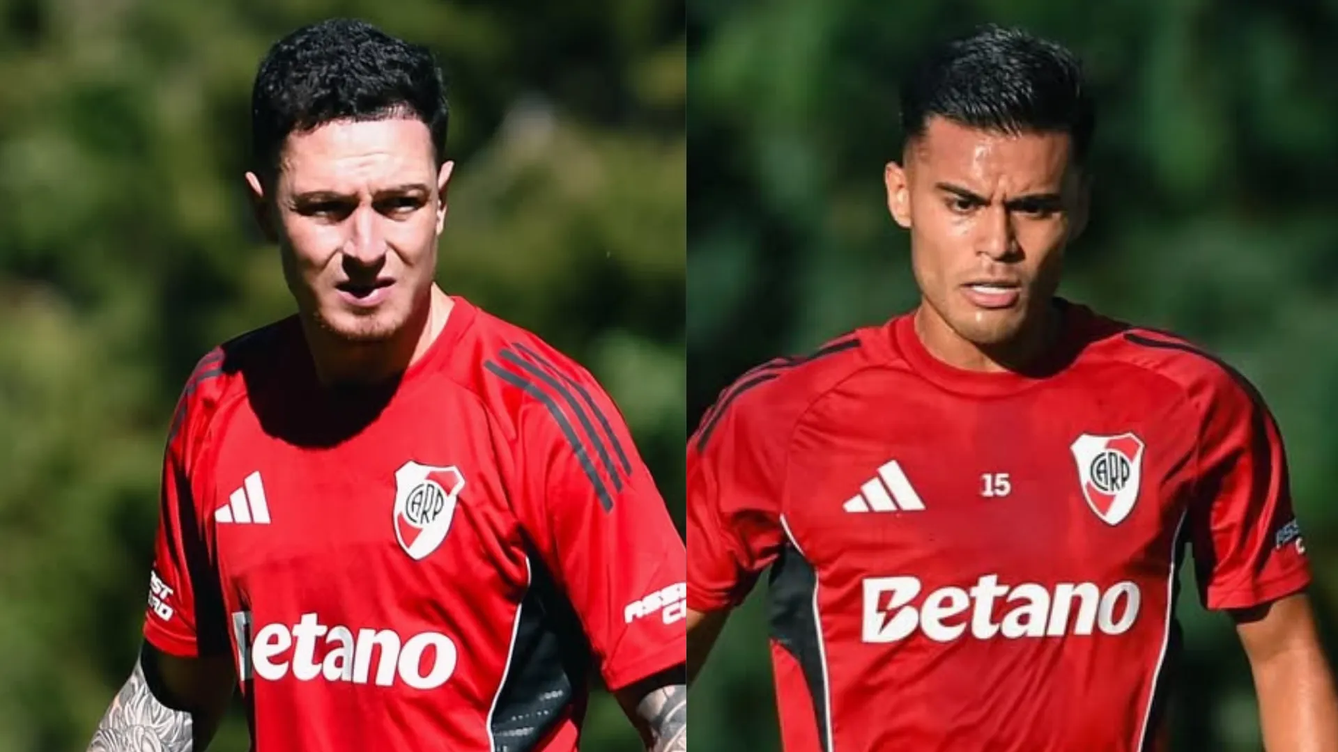 Moreno y Vera, los dos que llegaron para jerarquizar el mediocampo.