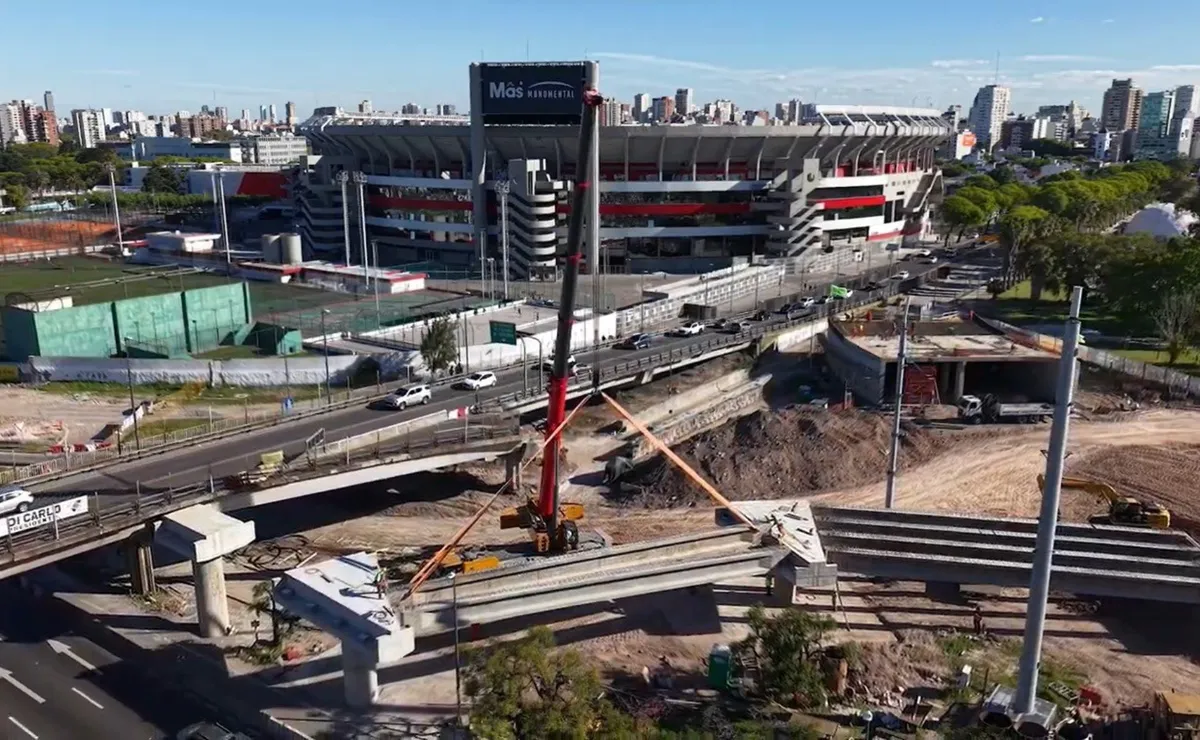 Obras en el Puente Labruna 2026.