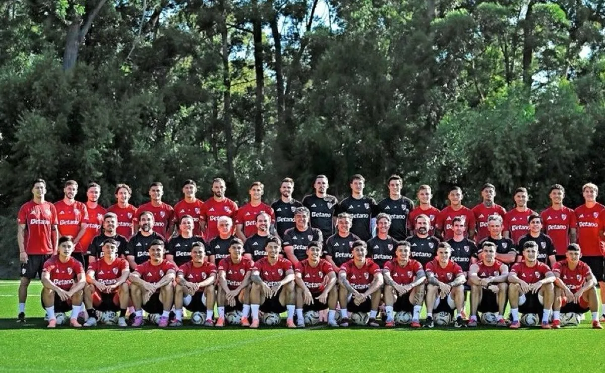 El plantel de River.