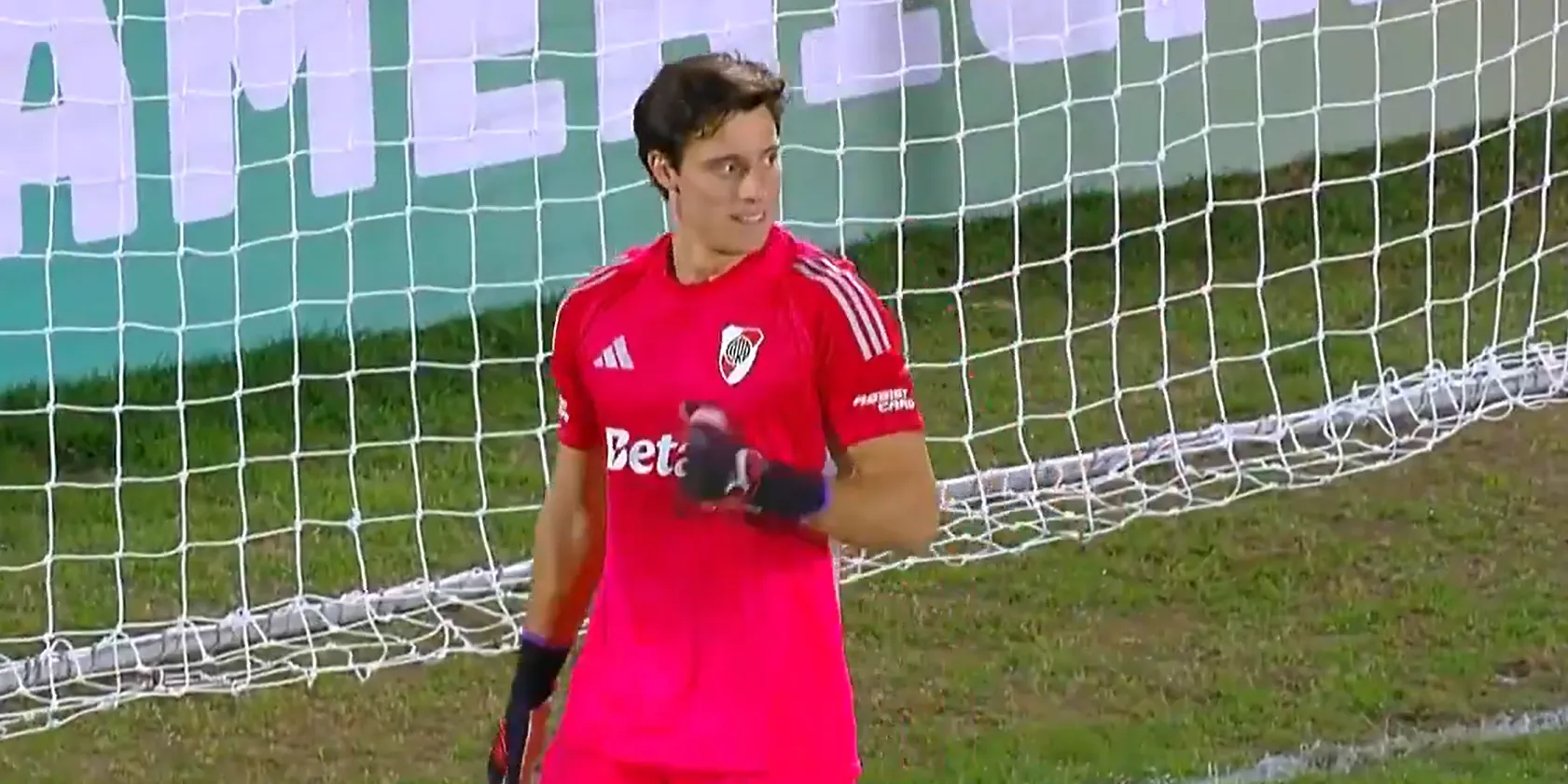 Beltrán jugó los dos amistosos de River en la pretemporada.