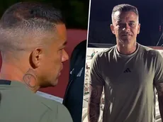 Presencia especial: el ex River que presenció el encuentro ante Peñarol en Uruguay