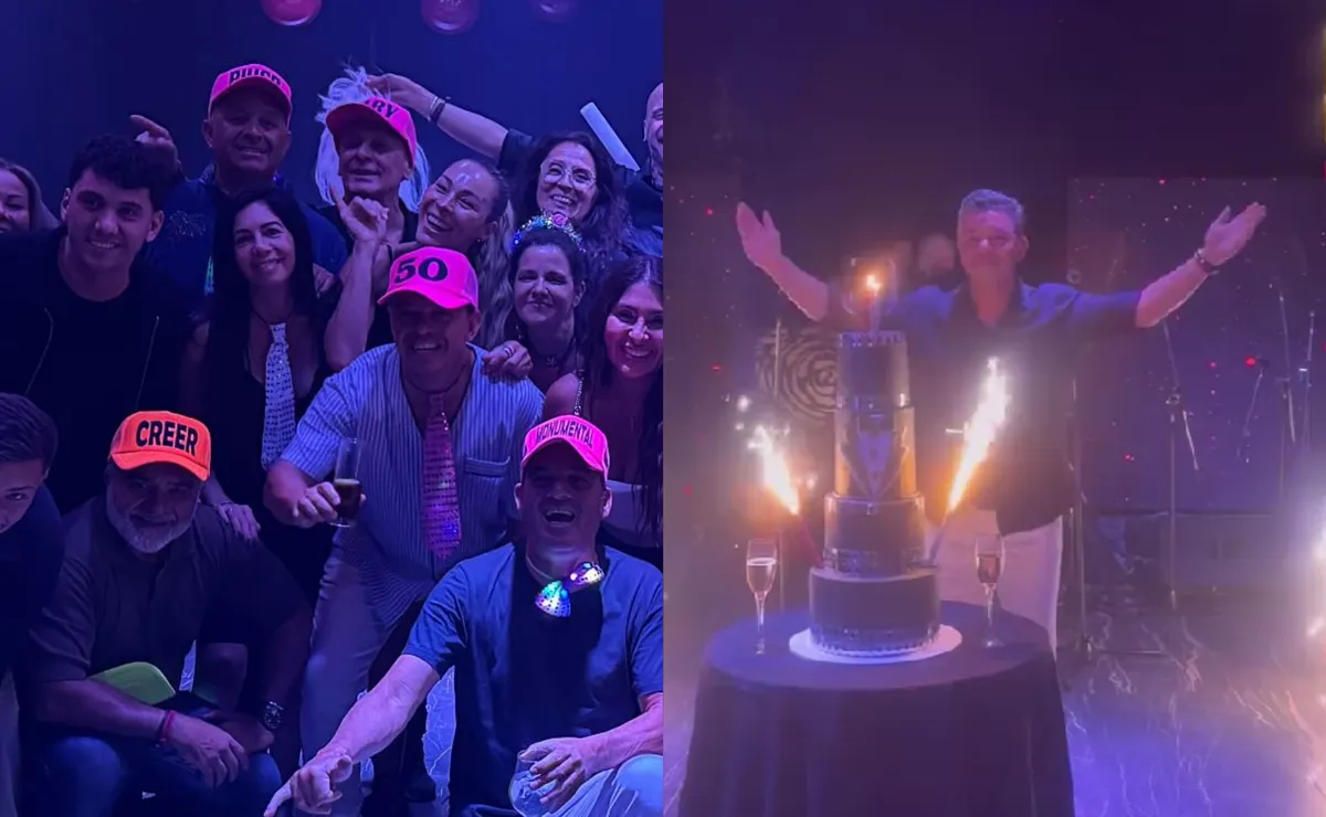 Gallardo festejó sus 50 años.