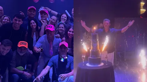 Gallardo festejó sus 50 años.
