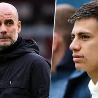 Cuarto club en dos años: Echeverri reveló la charla que tuvo con Guardiola antes de pasar al Girona