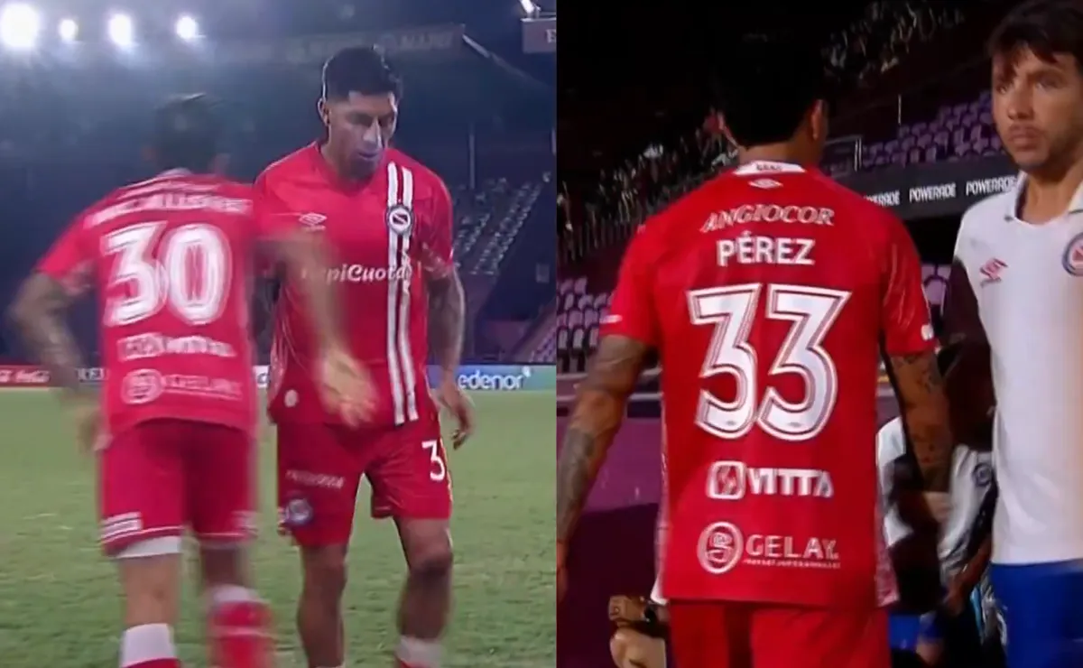 Enzo Pérez tuvo un amargo debut en Argentinos.
