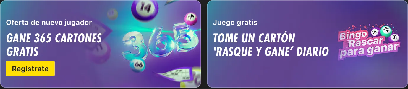 365 cartones de bingo