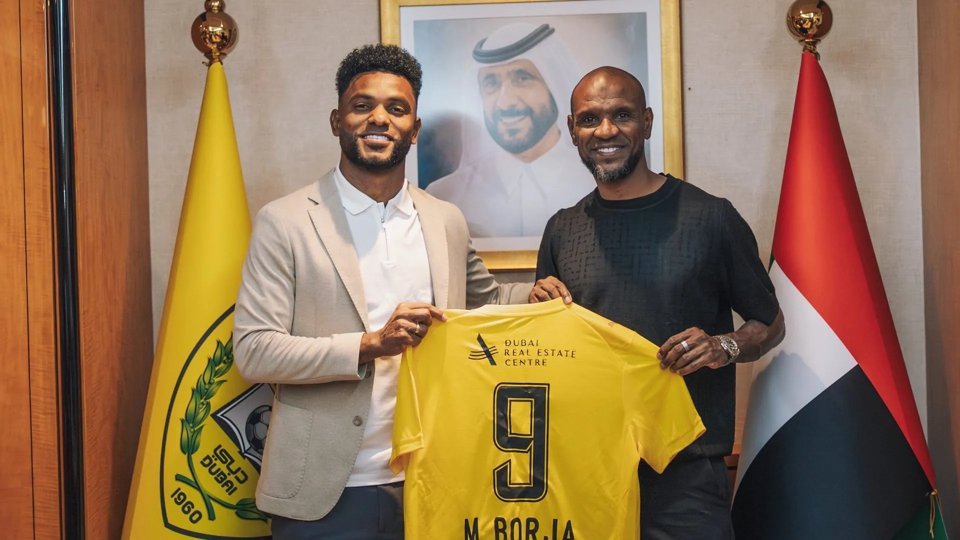 Así presentaron a Borja en Al-Wasl.